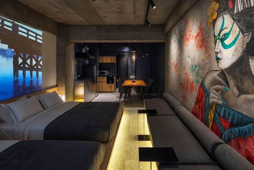 Apartment Us311山手线上野日本著名设计师设计公寓，直达上野2分直达新宿，涉谷，秋叶原，东京，便利店饮食店满载 Tokyo Japan